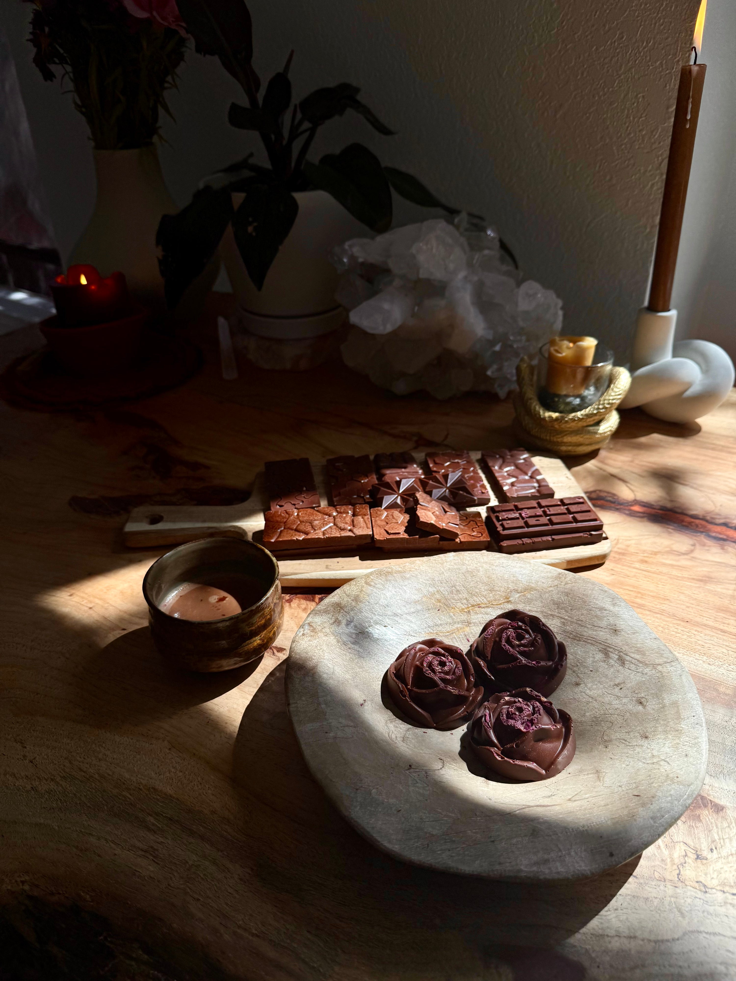 WANA HEY Rose Ceremonial Cacao – Handcrafted – 1 Lb