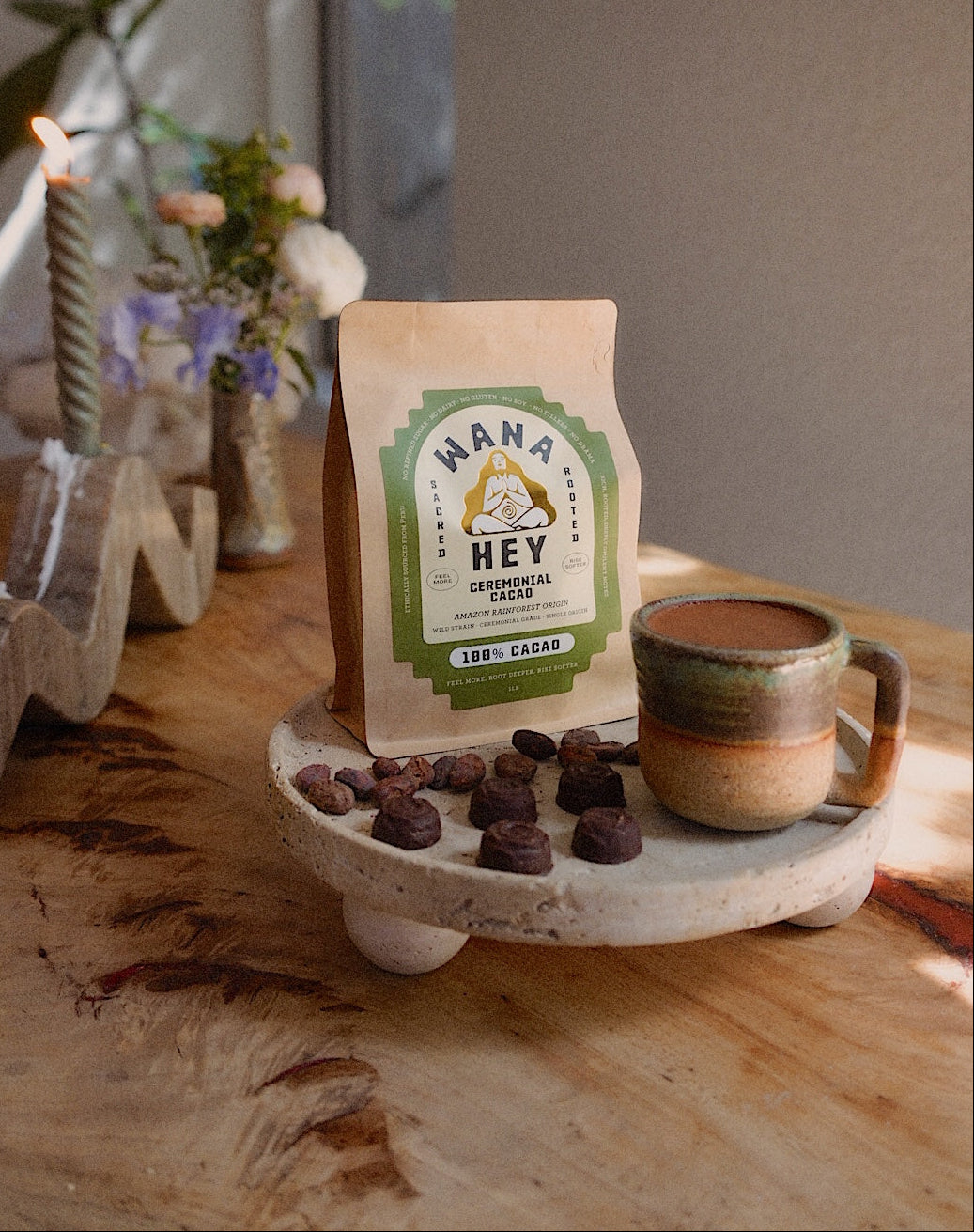 The Best pure ceremonial cacao peru WANA HEY
