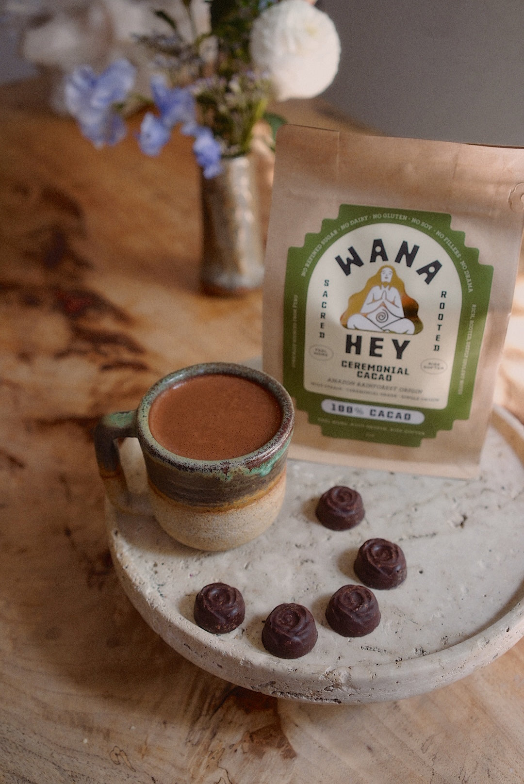 The Best pure ceremonial cacao peru WANA HEY