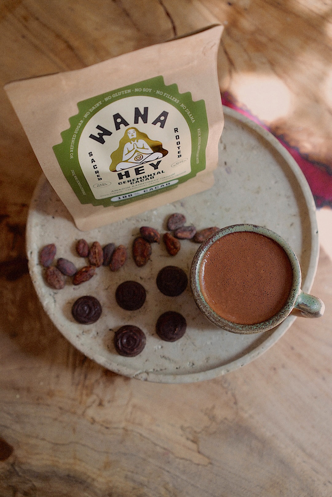 The Best pure ceremonial cacao peru WANA HEY Amazon Rainforest cacao