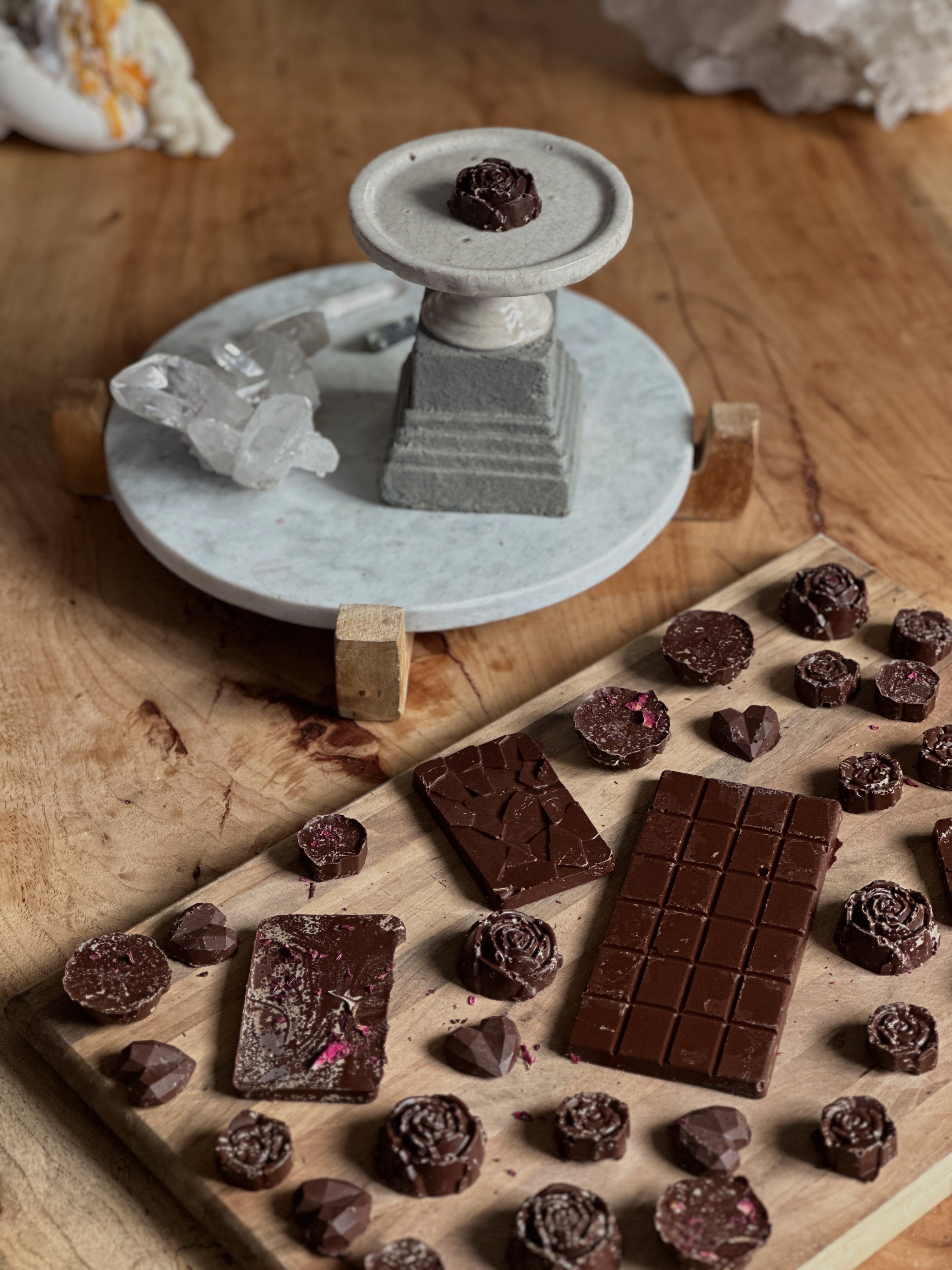 WANA HEY Rose Ceremonial Cacao – Handcrafted – 150 grams