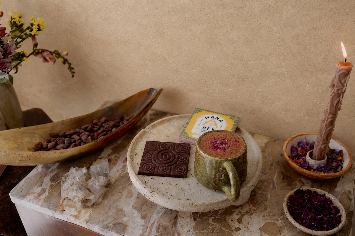 WANA HEY Ceremonial Cacao Spiral Bar Collection