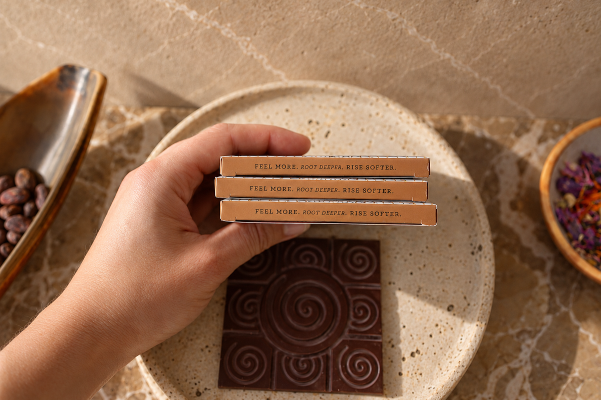WANA HEY WOMB Spiral Ceremonial Cacao Bar
