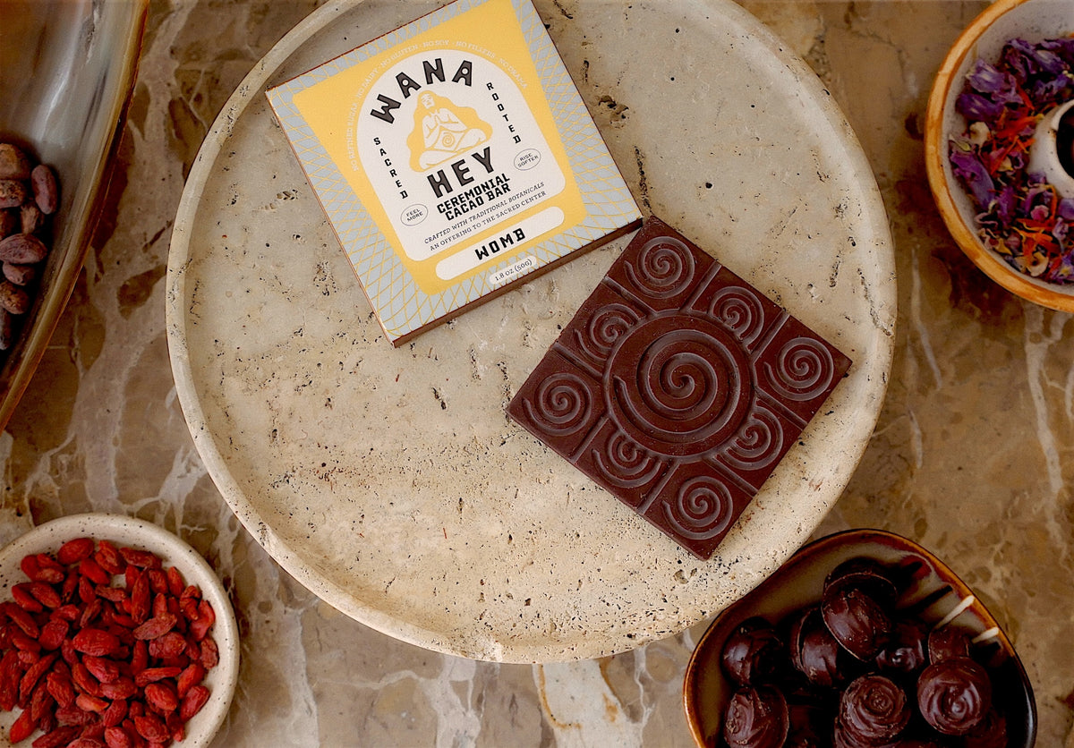 WANA HEY Ceremonial Cacao Spiral Bar Collection