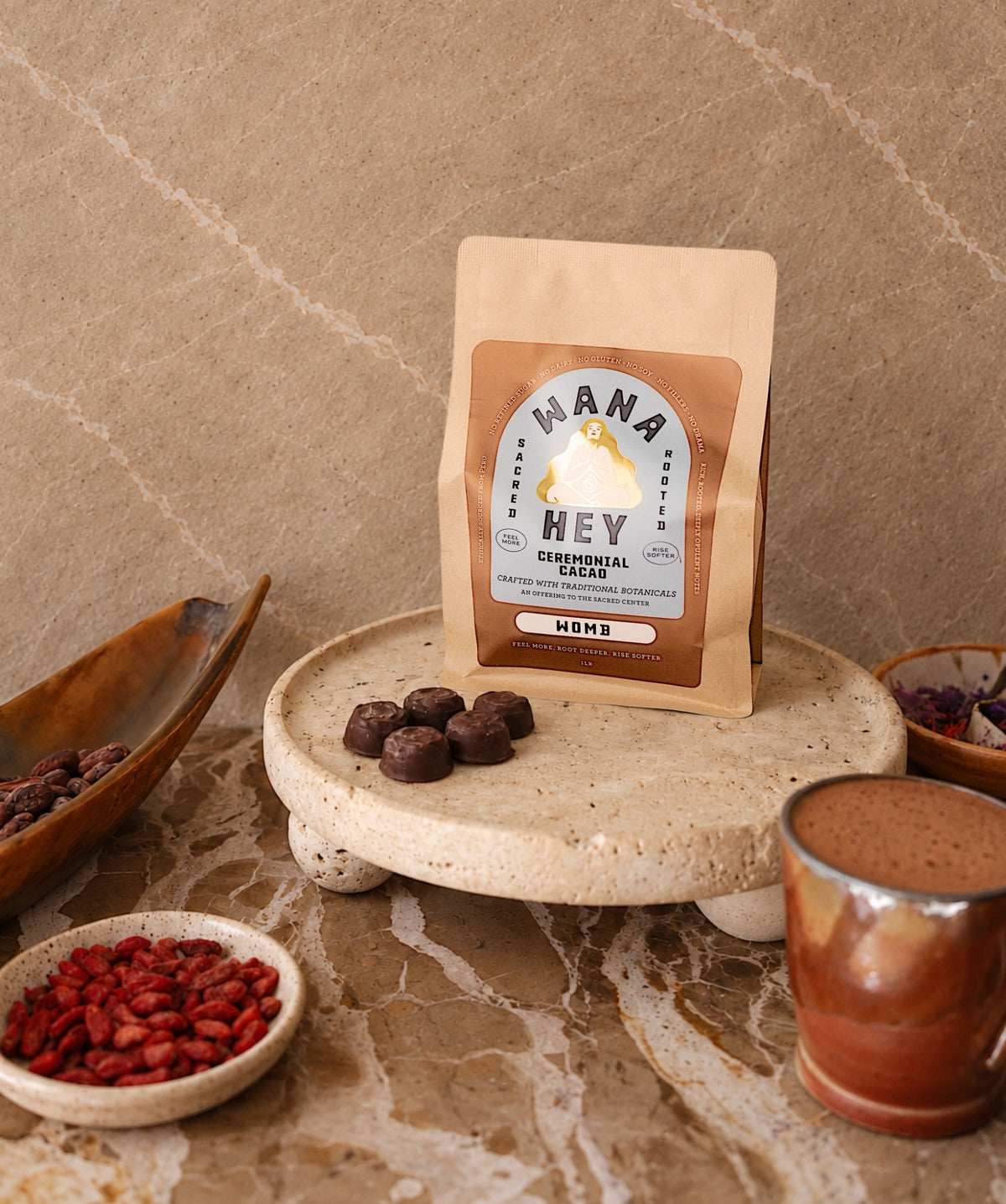 WANA HEY WOMB Ceremonial Cacao