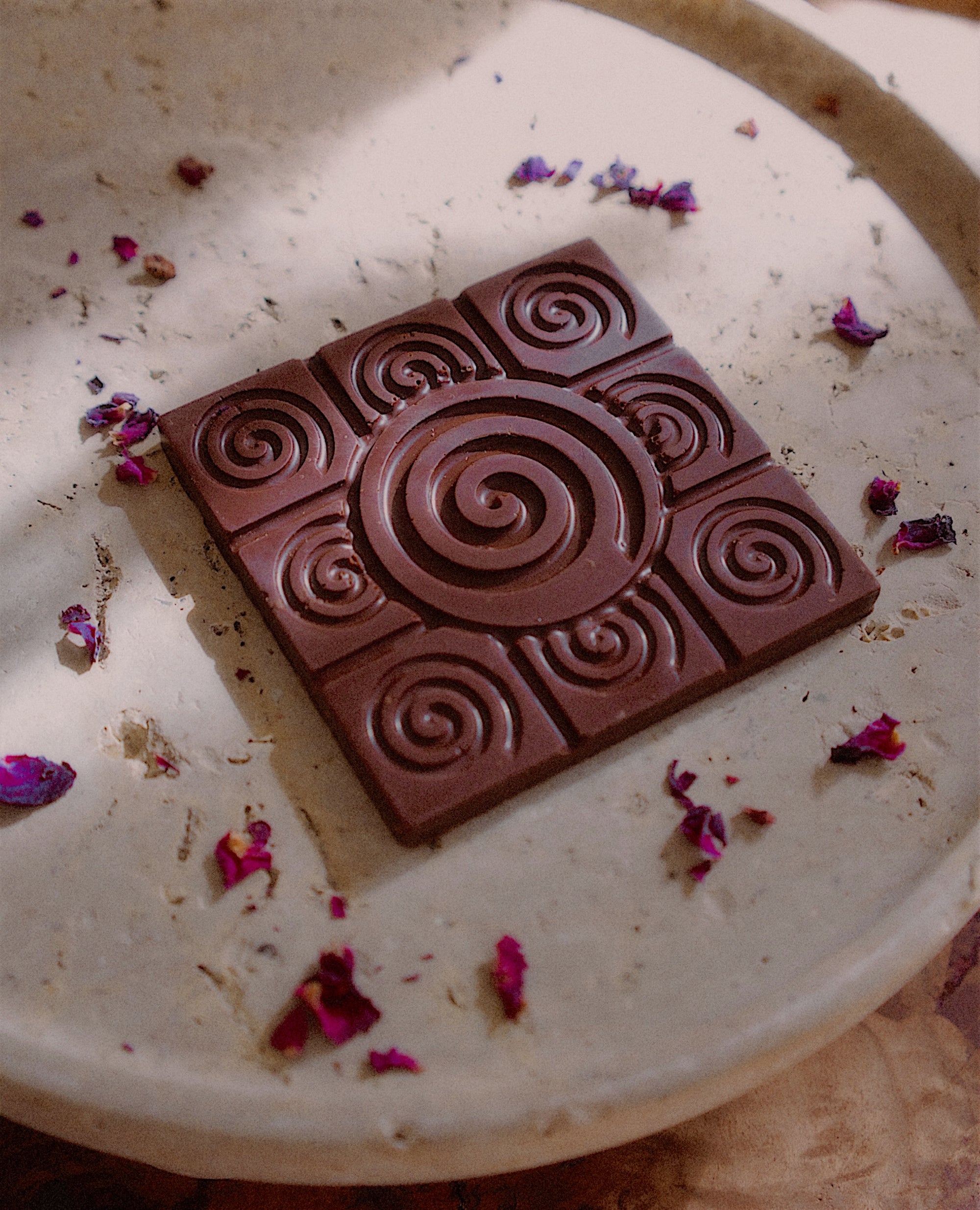 WANA HEY Rose — Piura Origin Spiral Ceremonial Cacao Bar