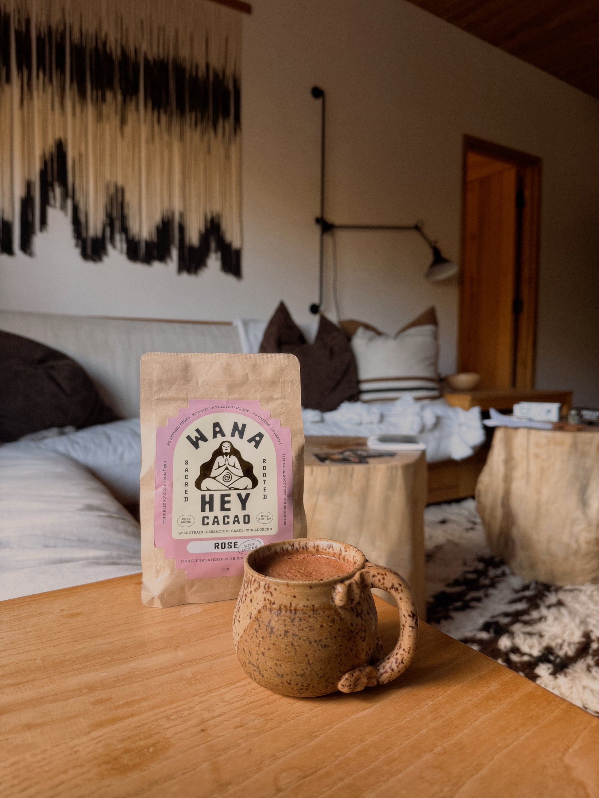WANA HEY ceremonial cacao heart opening rose Peru