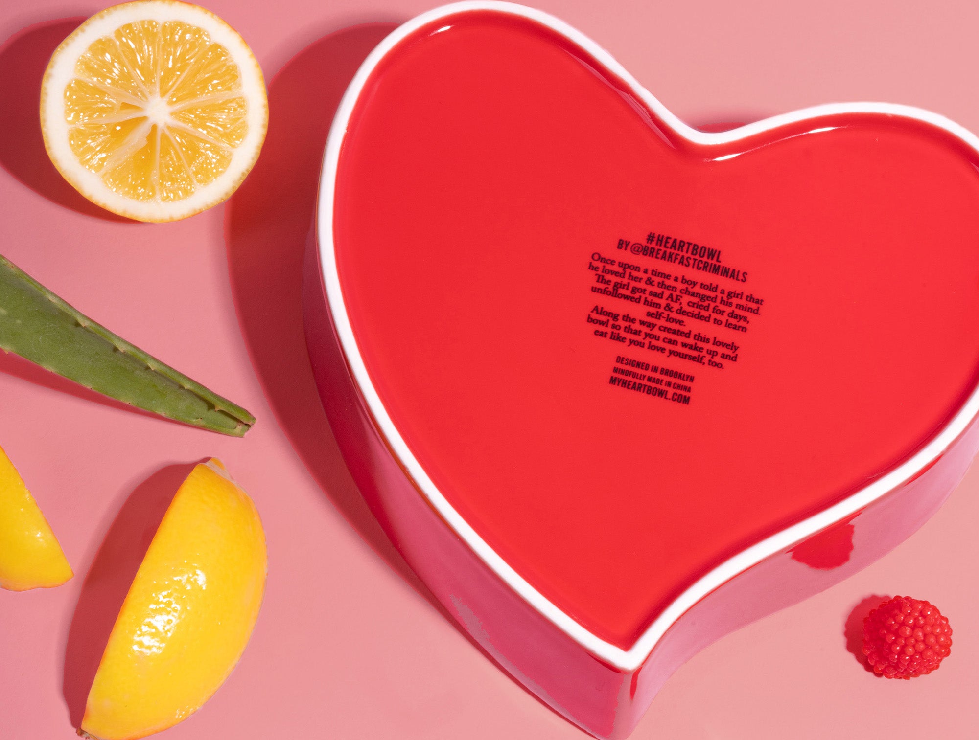 Ceramic Heart Bowl by Breakfast Criminals