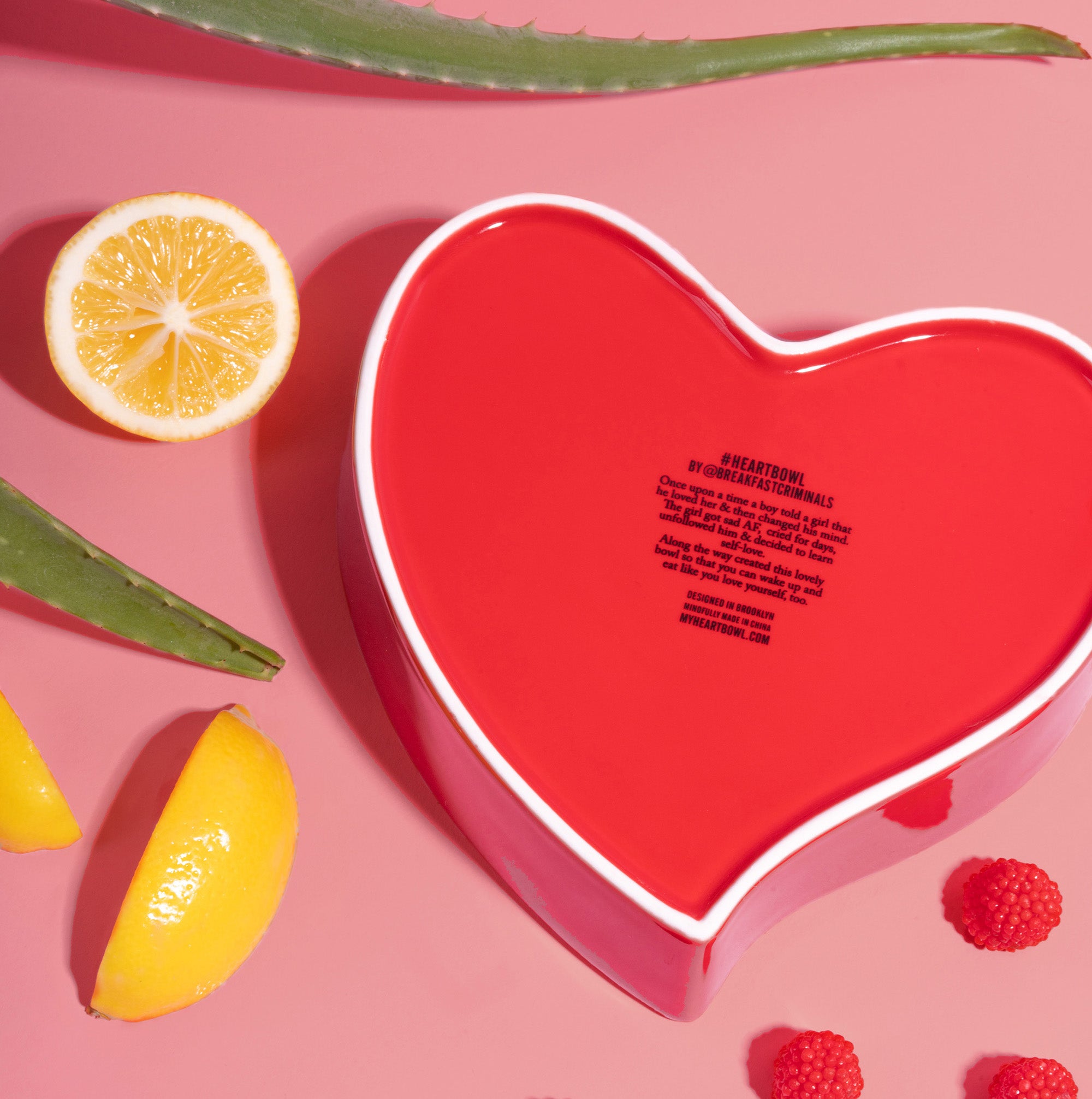 Ceramic Heart Bowl by Breakfast Criminals